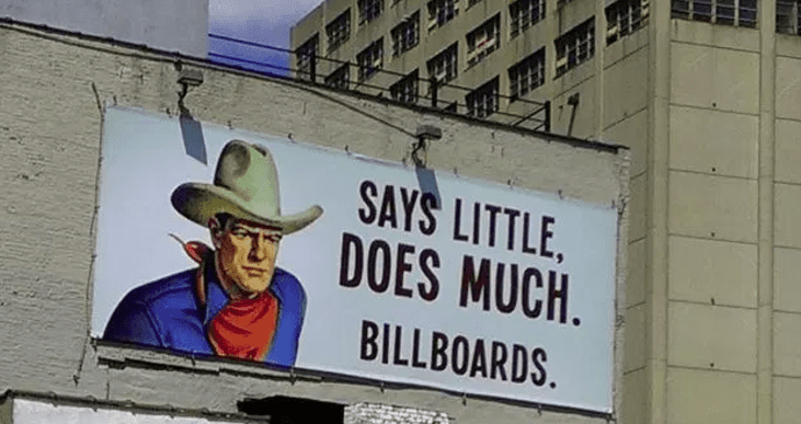 john wayne billboard